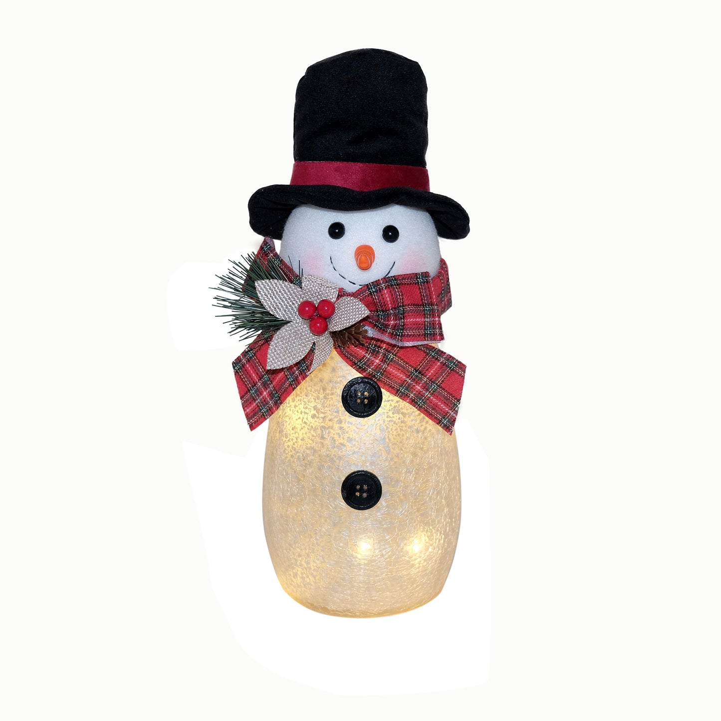 Dapper Snowman Plush Lighting